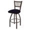 Holland Bar Stool Co 30" Swivel Bar Stool, Bronze Finish, Canter Twilight Seat 81030BZ002 - alternate 1